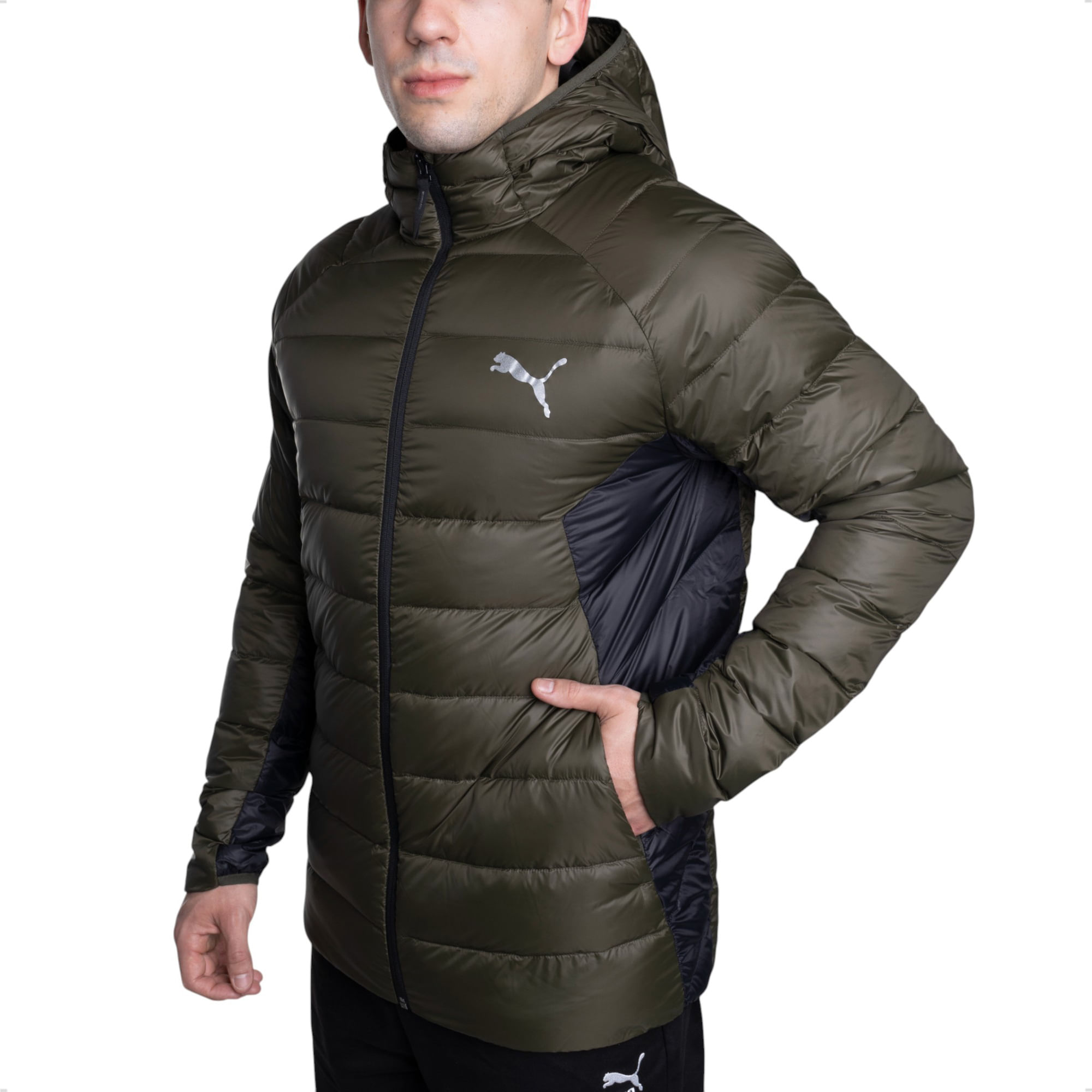 Campera con capucha Puma Packlite Hooded Down urbano — imagen 3