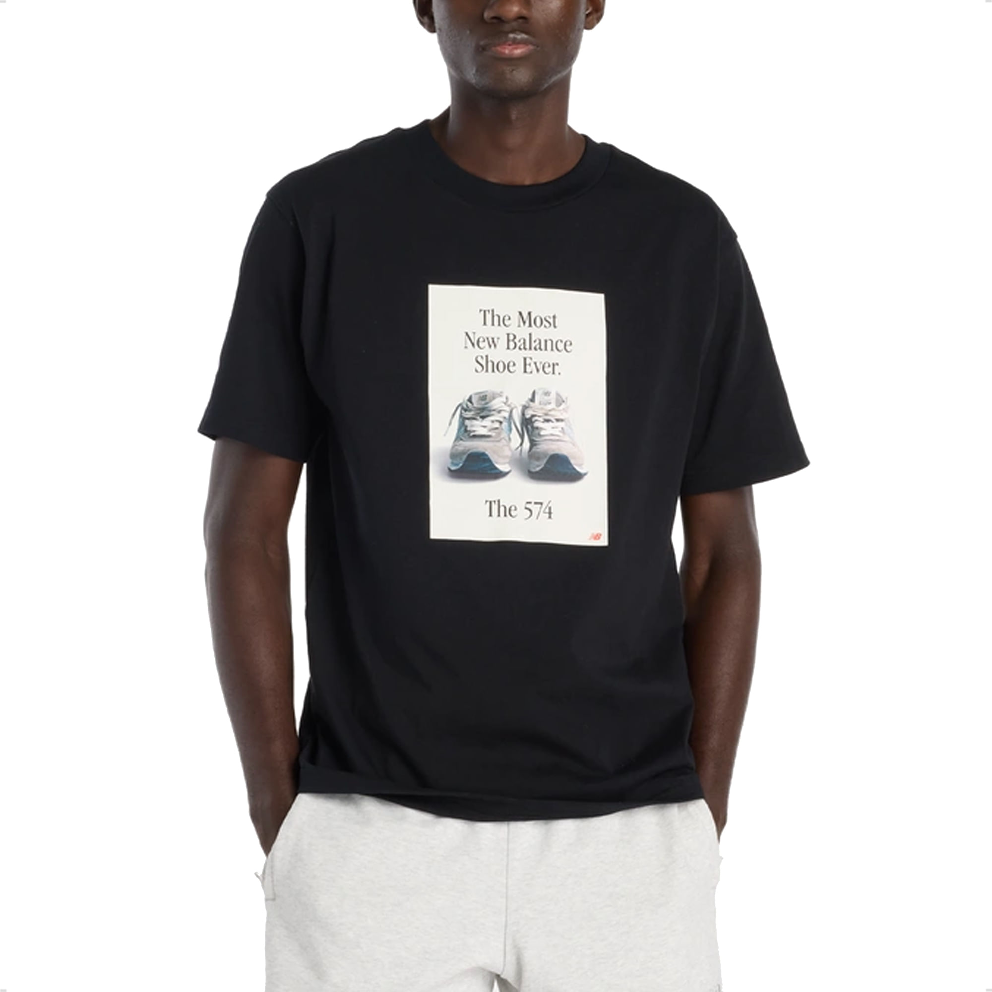 Remera New Balance Mt61b0wfbk lifestyle 574