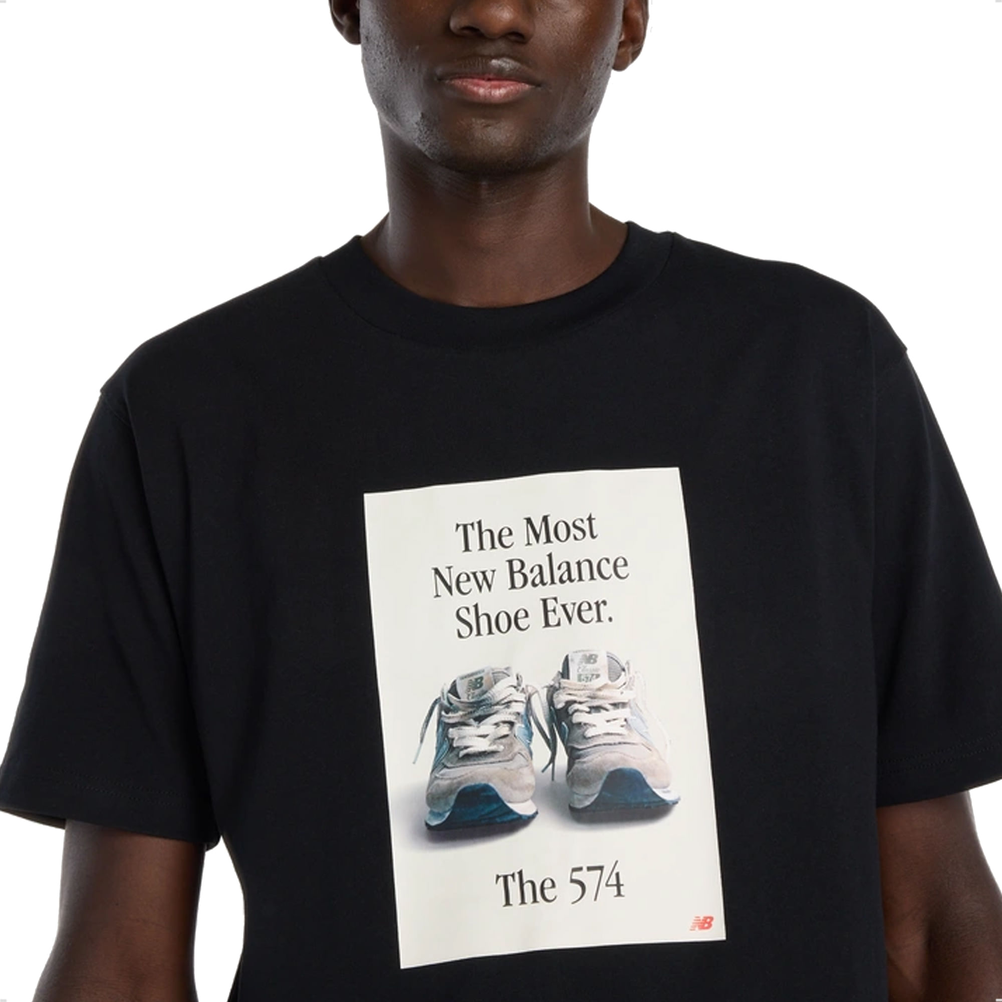 Remera New Balance Mt61b0wfbk lifestyle 574 — imagen 4
