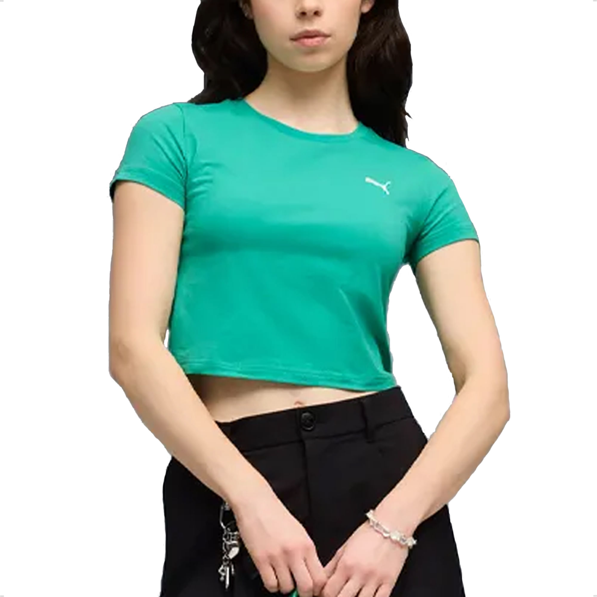 Remera Crop Puma Wardrobe Essentials Baby — imagen 3