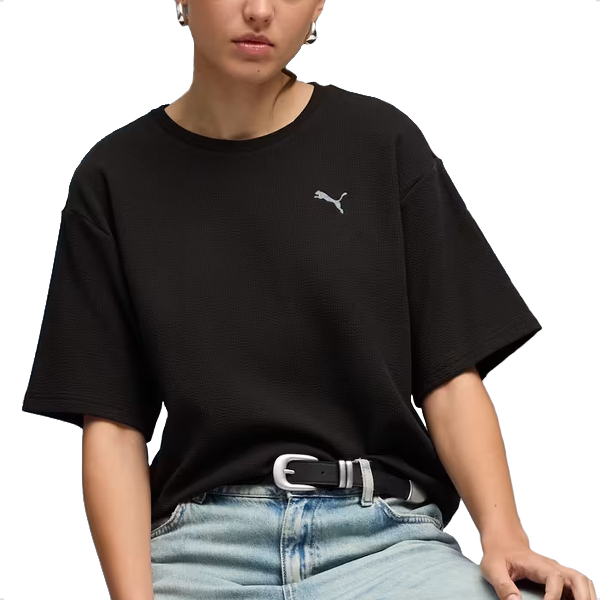 Remera Puma Essentials Elevated Relaxed — imagen 3