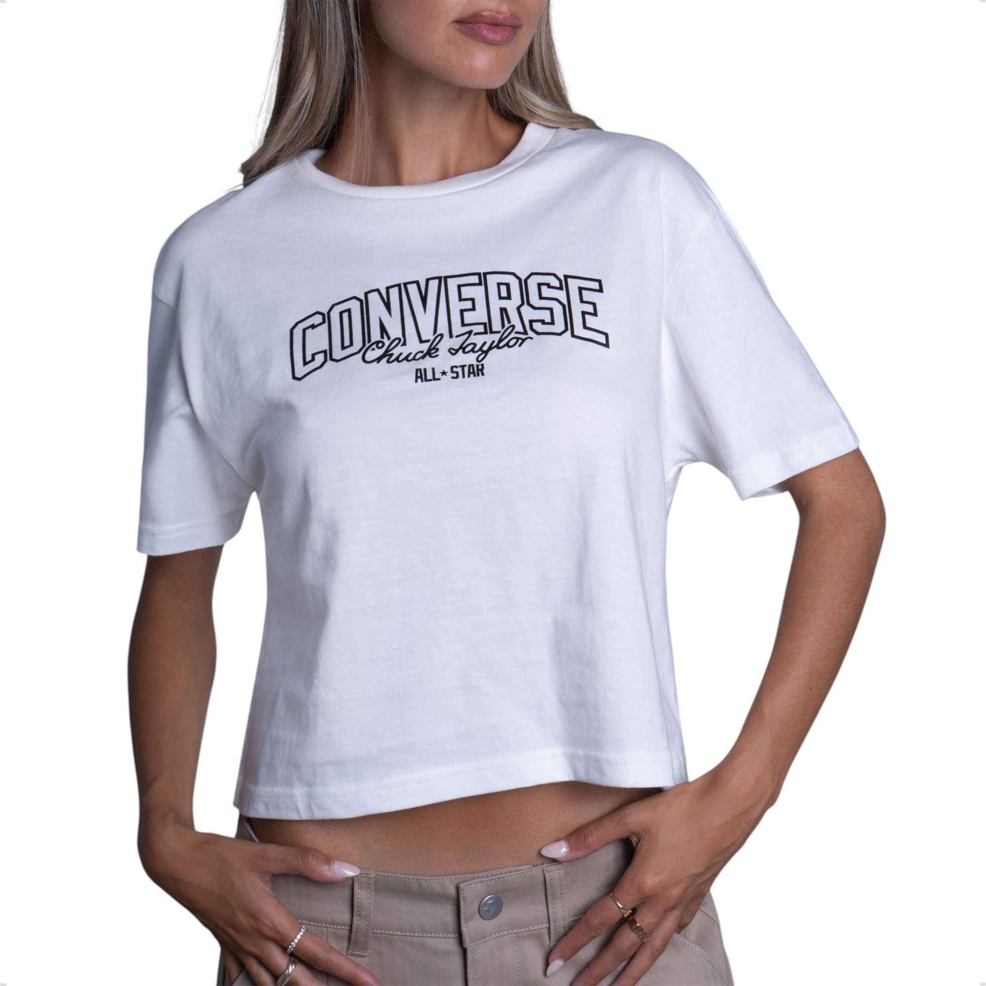 Remera Crop Converse Chuck Taylor Urbano Mujer de Converse