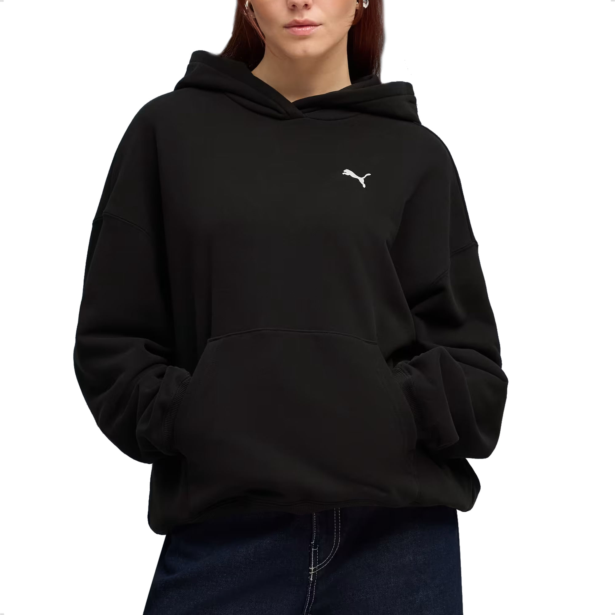 Buzo Canguro Con Capucha Puma Essential Peach Touch para mujer