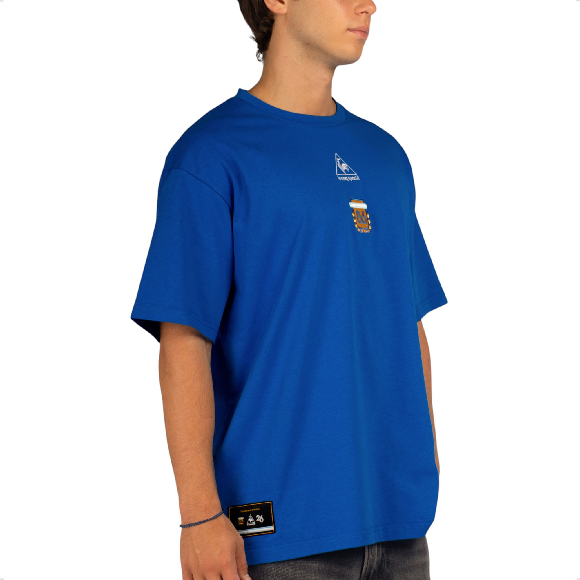 Remera oversize Le Coq Sportif homenaje 86 Argentina urbano — imagen 3