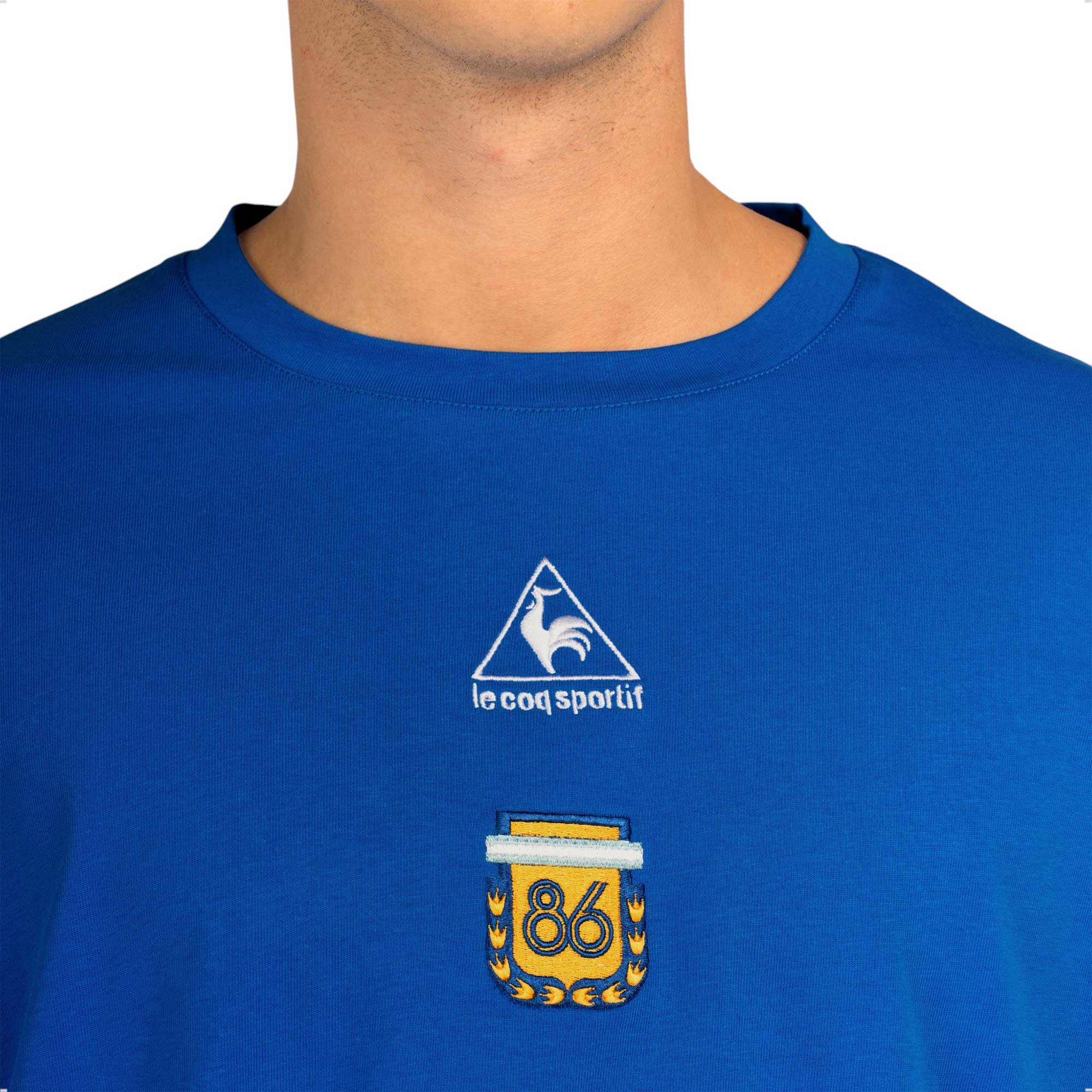 Remera oversize Le Coq Sportif homenaje 86 Argentina urbano — imagen 5