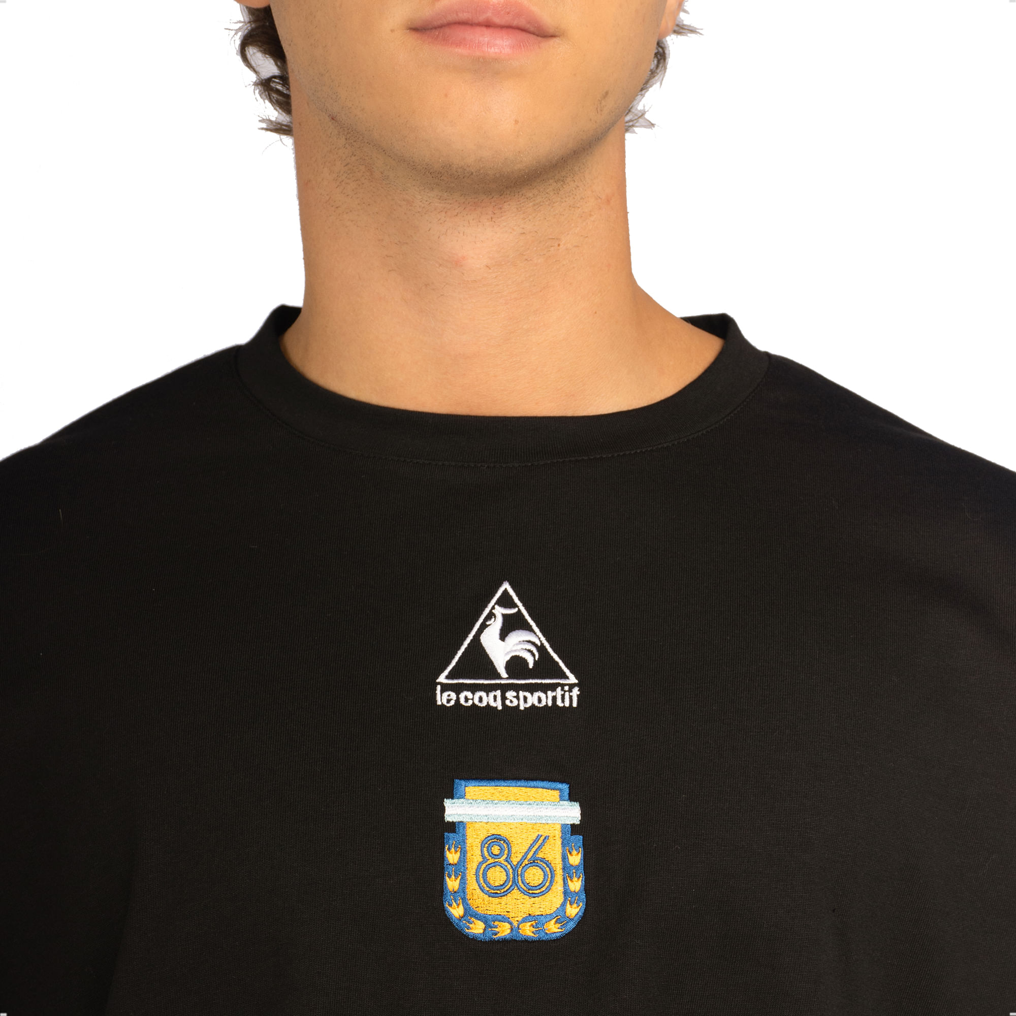 Remera oversize Le Coq Sportif homenaje 86 Argentina urbano — imagen 4