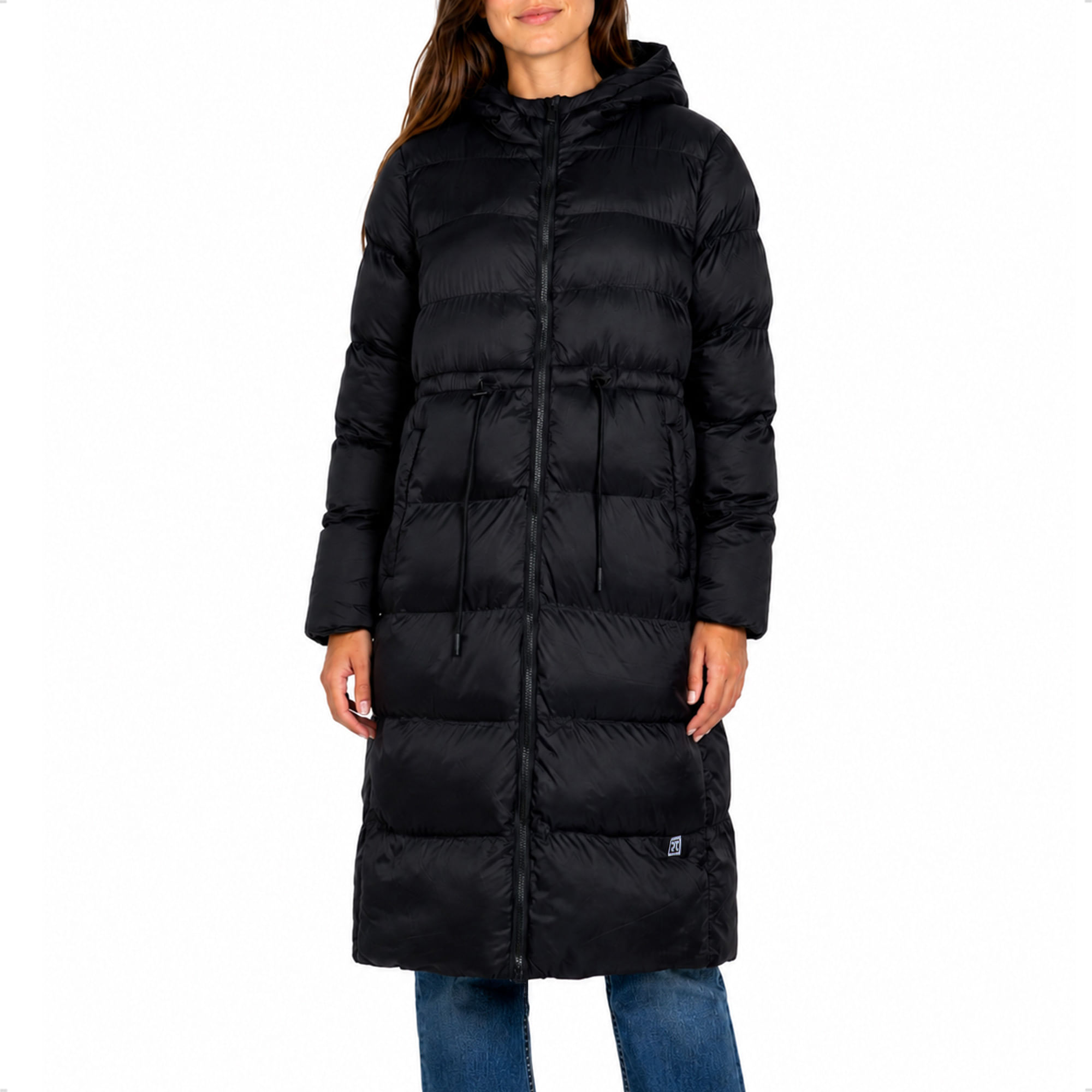 Campera parka con capucha rush town jacket mujer