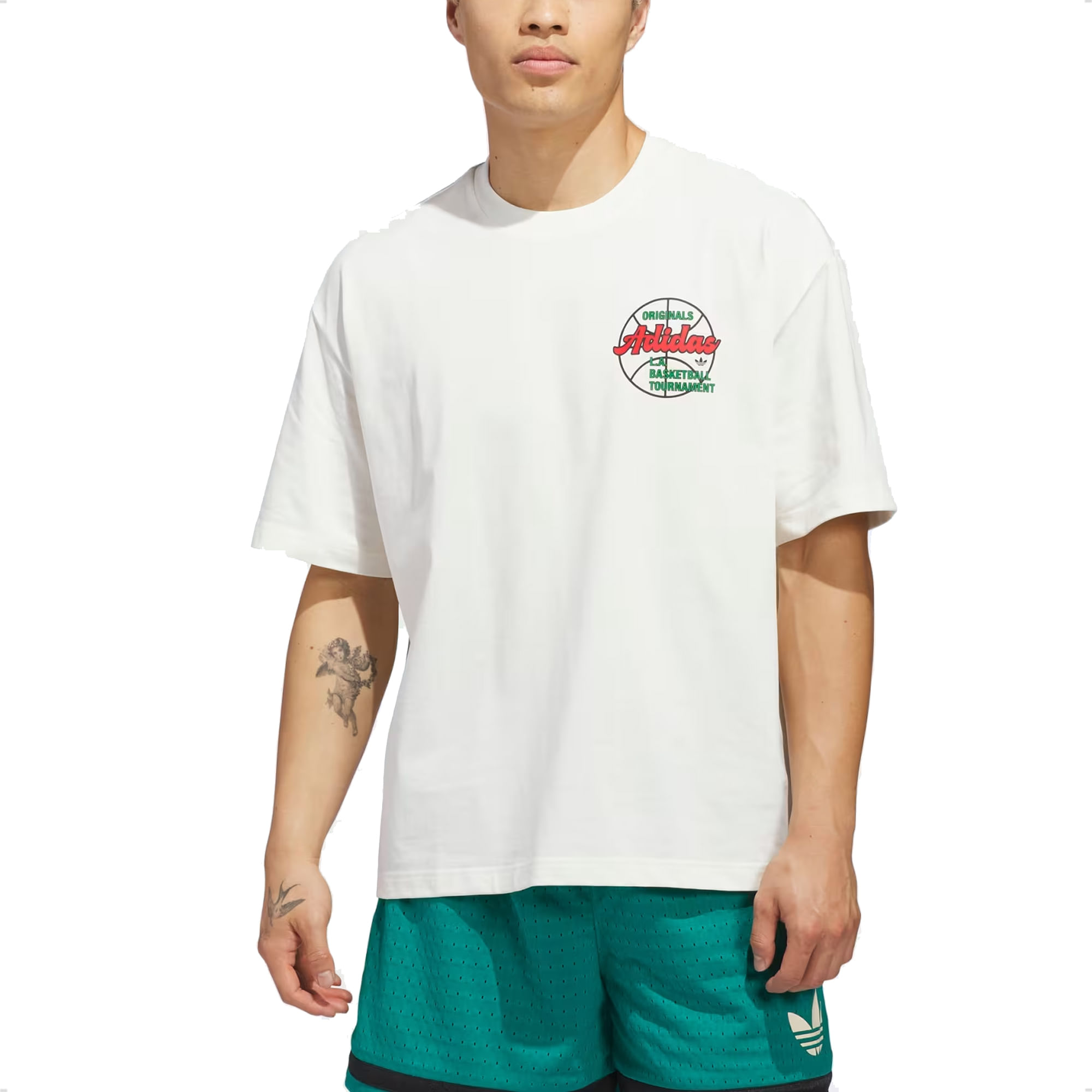 Remera adidas originals basketball tournament unisex